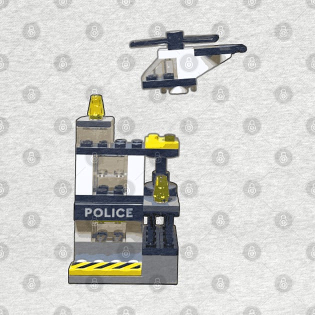 Brick Creations - Police Station by druscilla13